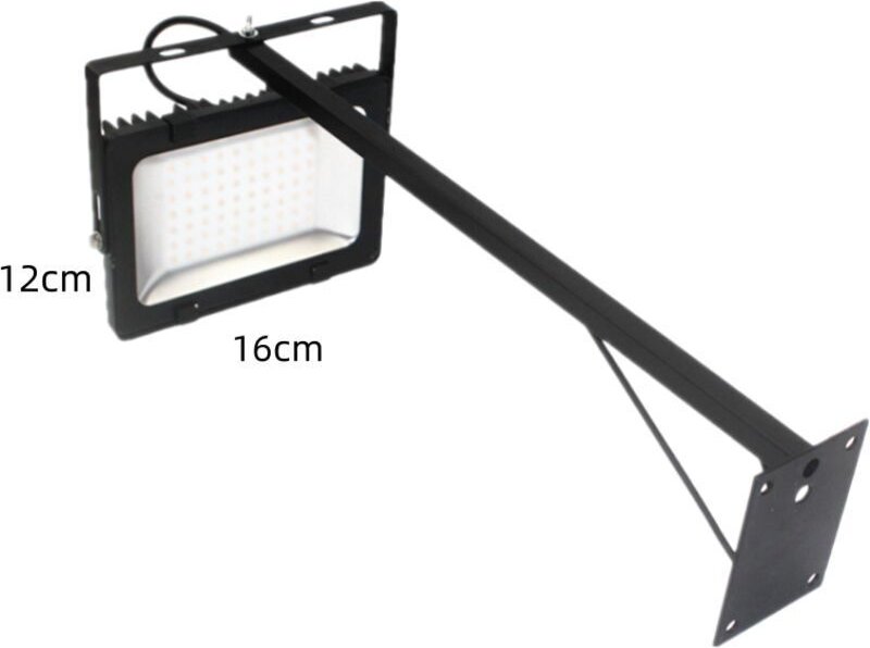 Schilderbeleuchtung – 20-W-LED-Außenstrahler für Schaufenster – 50 cm – Aufputzmontage – Schwarz