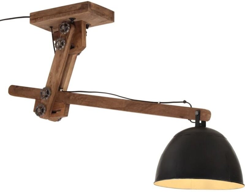 Deckenleuchte 25 w Schwarz 105x30x65-108 cm E27 Vidaxl