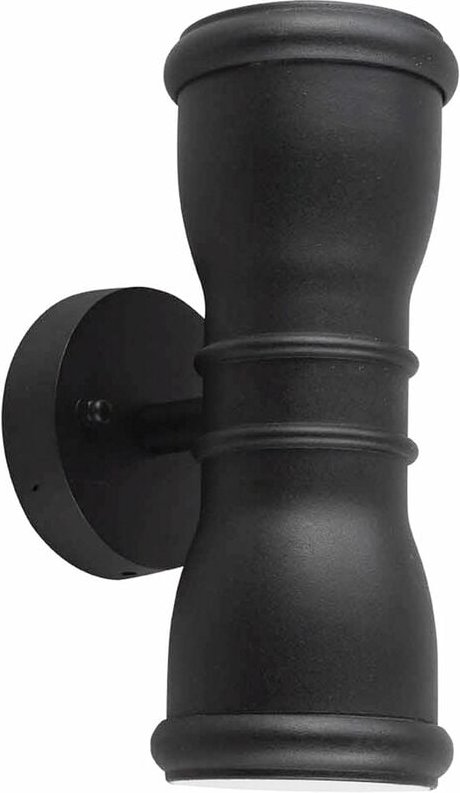 Licht-erlebnisse - Außenwandleuchte IP44 Schwarz GU10 3000 k Aluminium Modern Up Down Wandlampe außen Terrasse