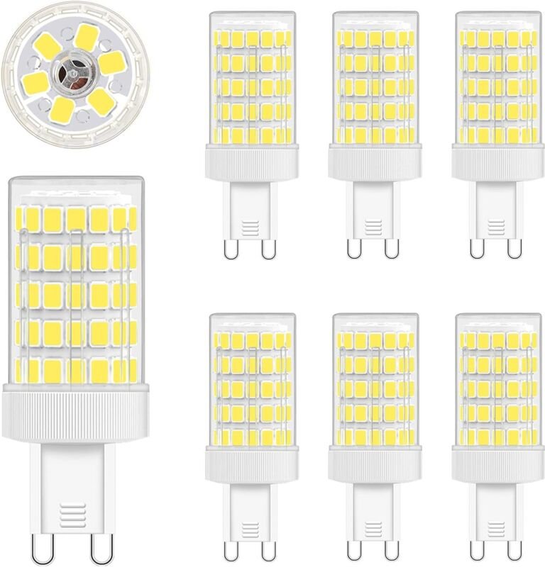Memkey - G9 LED-Glühbirne, kaltweiß, 10 w led G9 6000 k Glühlampe, entspricht 80 w Licht, 900 lm, G9 LED-Lampe, ac 220 v...