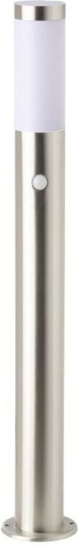 Brilliant - Außen-Standleuchte Chorus edelstahl, mit Bewegungsmelder Außenleuchte