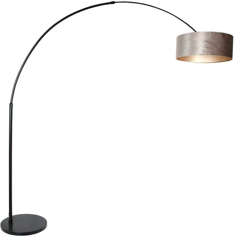 Steinhauer - stehlampe - Sparkled Light - schwarz - metall stoff