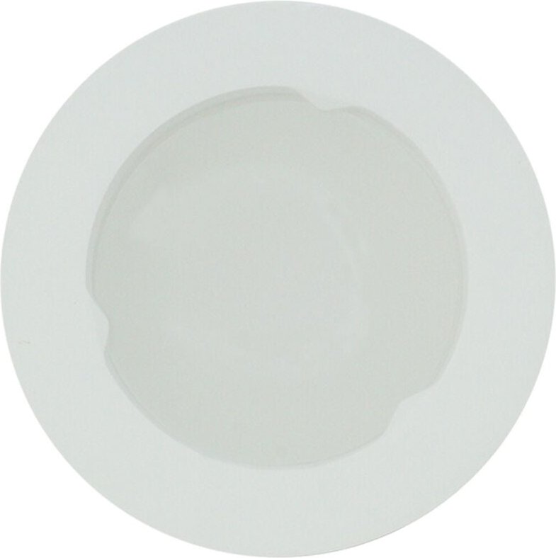 Trade Shop Traesio - Trade Shop - Einbaustrahlerhalter aus Glas, Gips, rund, zum Verschwinden, Halterung für LED-Halogen...