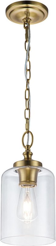 Thumbnail - Elstead Feiss Hounslow Dome Pendelleuchte Messing brüniert