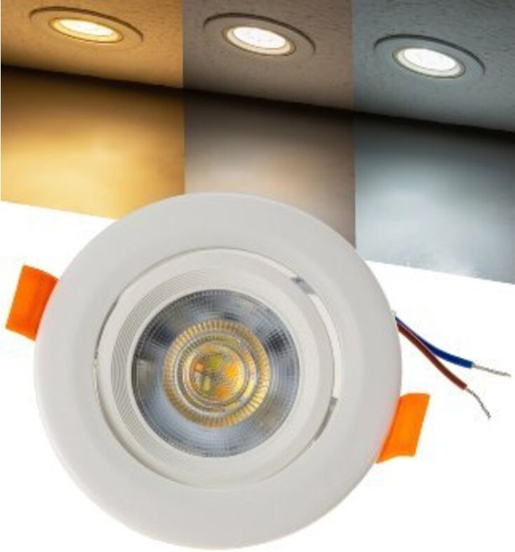 Chilitec - LED-Einbauleuchte Flat-36 cct, eek: f, 5 w, 3000/4000/6500 k