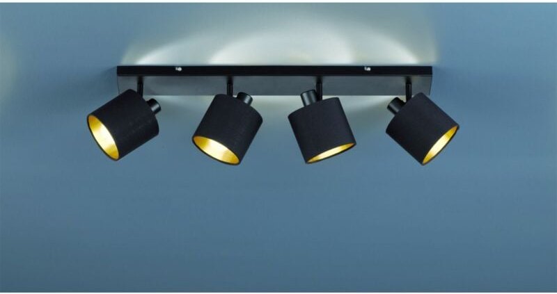 Strahler Tommy 4xE14 Spot Schwarz L70 cm Trio Lighting