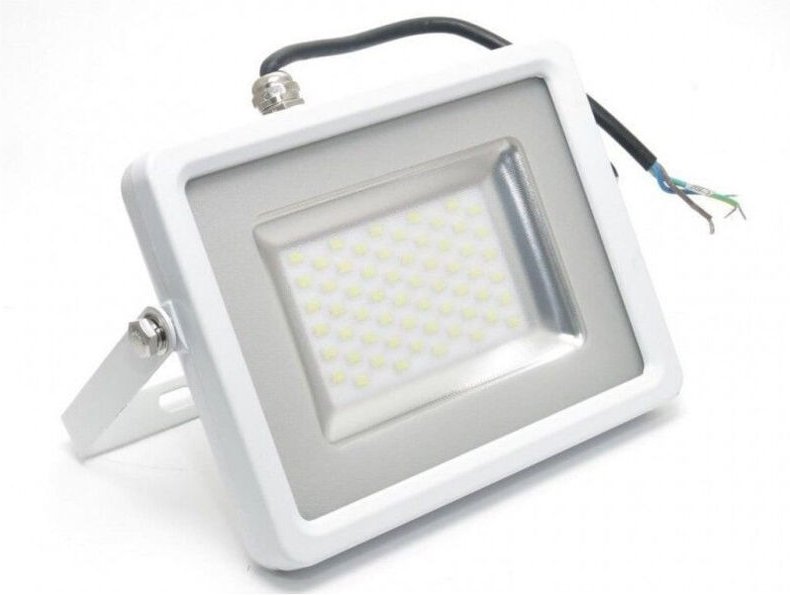 Trade Shop - V-TAC FARO LED SMD 10W 20W 30W 50W 100W ULTRA SLIM AUS EXTERNAL BIANCO COLOUR -