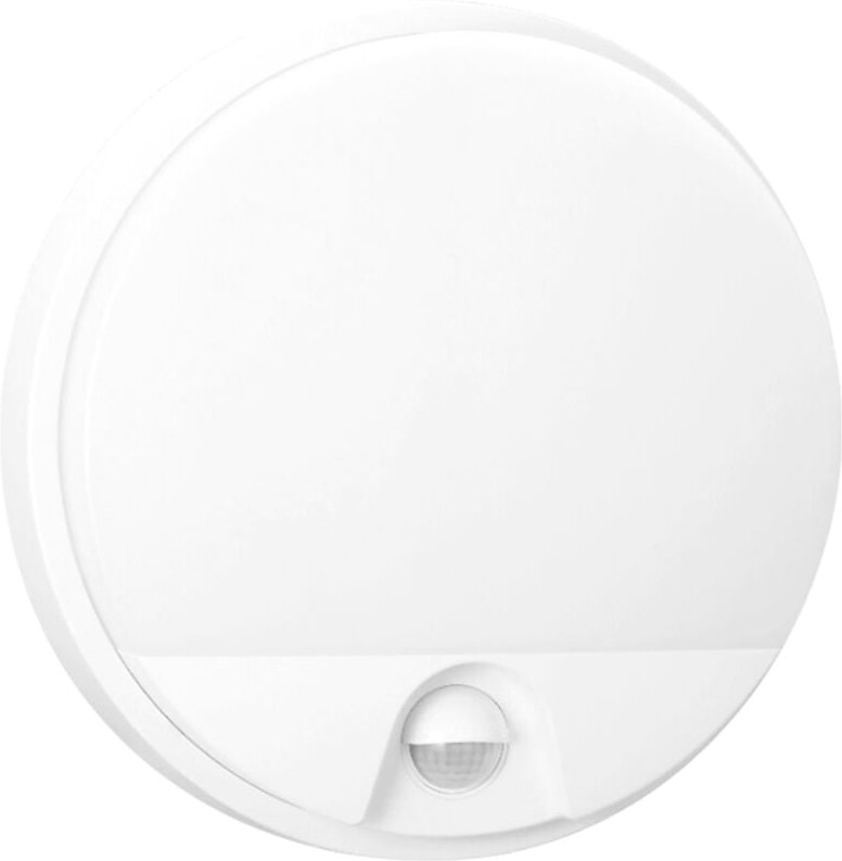 Runde LED-Wandleuchte Matel Sensor IP54 16W kalt