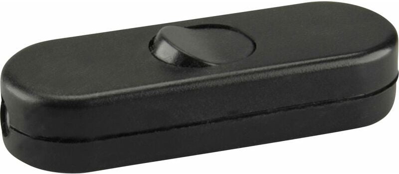 Schnur-Zwischenschalter 1p 250V 3A schwarz Schnurschalter