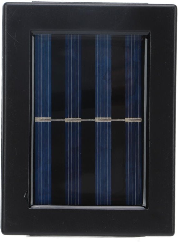 Solarbetriebene LED-Wandleuchten, Wandleuchten, IPX65 Außenwandleuchte mit Lichtsensor für Gartenwege (Warmlicht)