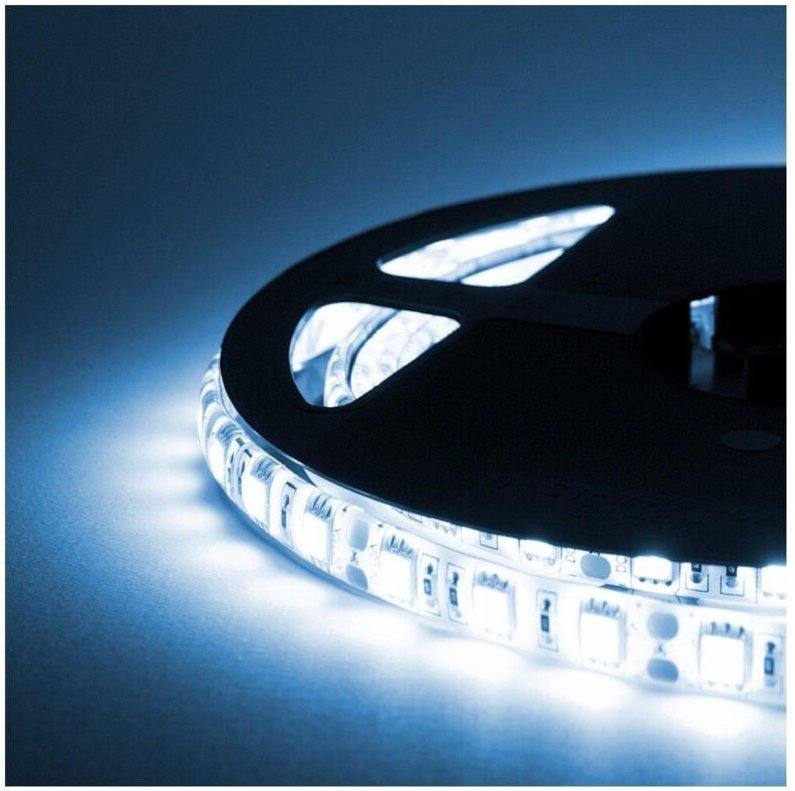 Trade Shop Traesio - Trade Shop - smd-streifen led-streifen 5050 flexibel 5MT klebstoff innen aussen IP65 -