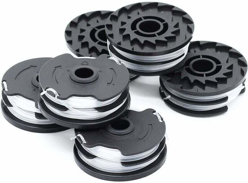 6er-Pack Ersatzfadenspulen für LIDL Parkside Akku-Freischneider (PRTA 20-Li, PRT 550, PRT 300) – 1,6 mm, 2 x 4 m