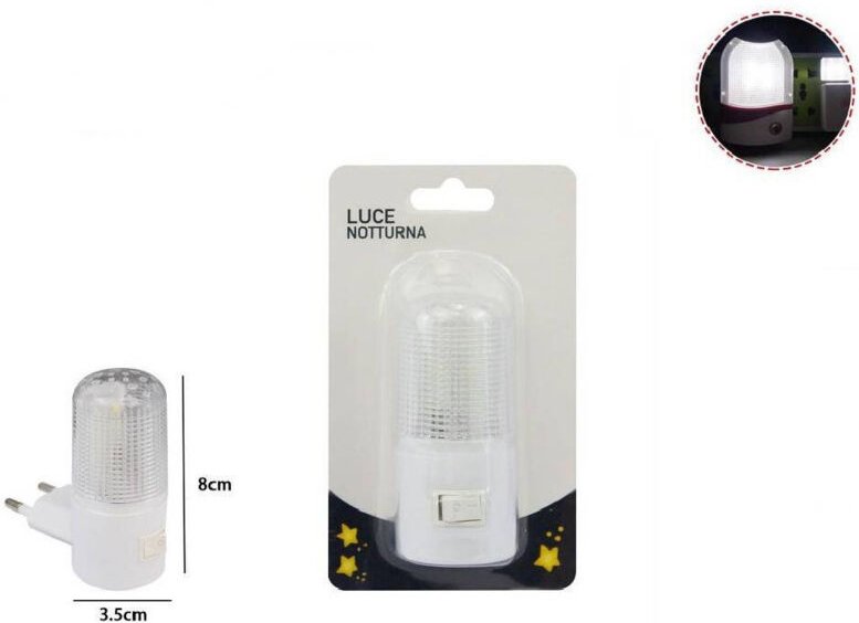 Trade Shop Traesio - Trade Shop - LED-Nachtlicht, Nachtbeleuchtung, Schalter, Nacht, Tag, Home Office, 58255 -