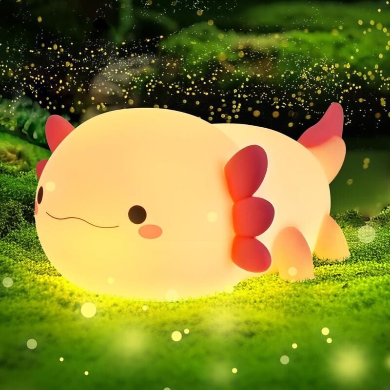 Nachtlicht für Kinder, Geschenk für Mädchen, berührungsempfindlich, USB-aufladbar, Silikon, Nachttischlampe, Helligkeit ...