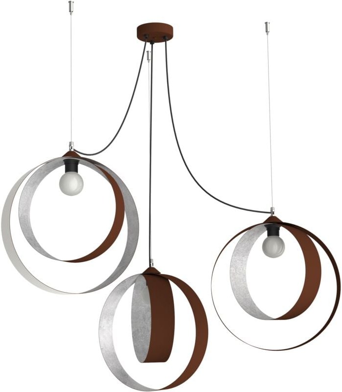 Lumicom - shell sospensione 3 luci foglia