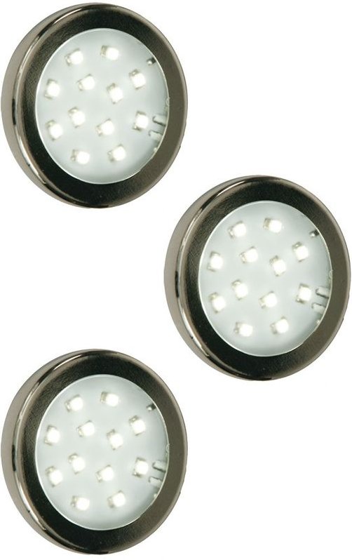 Esto - 3er Set led Beleuchtung Einbaustrahler Lampe Leuchte Downlight Triled 979520-3