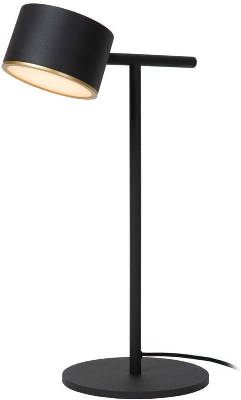 Gian - Tischlampe - led Dim. - 1x9W 2700K - Schwarz - Lucide