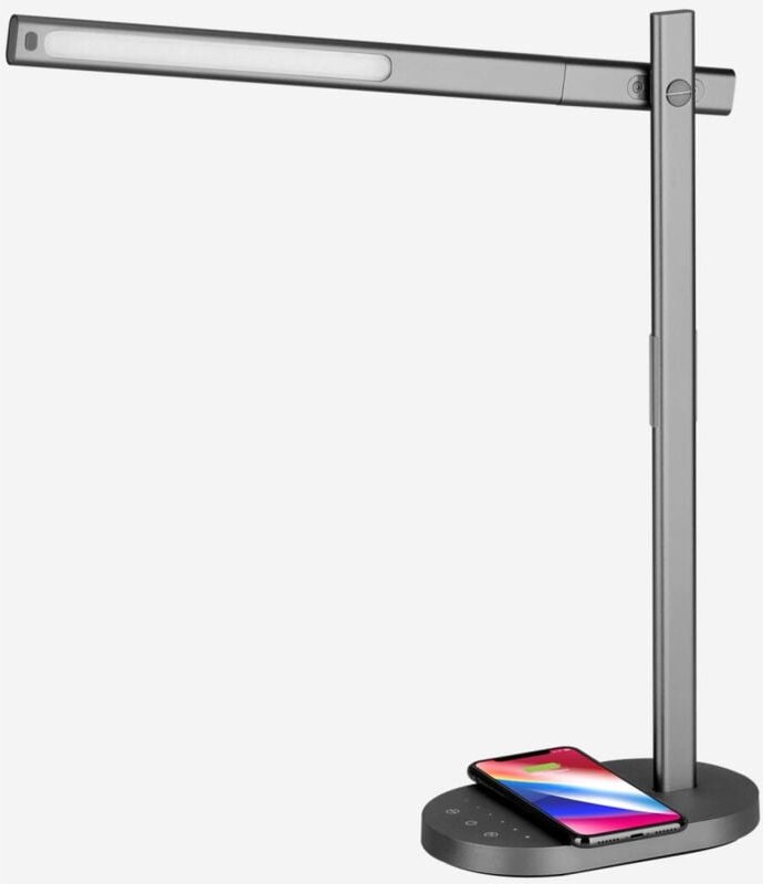 Thumbnail - Trade Shop Traesio - Trade Shop - schreibtischlampe led-licht 6 intensität 10W 3 farben weiss augenschutz -
