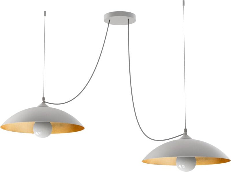 Thumbnail - Lumicom - dream sospensione bianco/foglia 2 luci