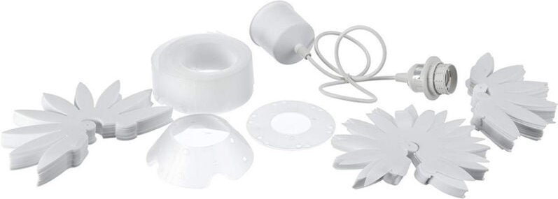 Naeve LOTUS Kugelförmige Pendel-Deckenleuchte Weiß