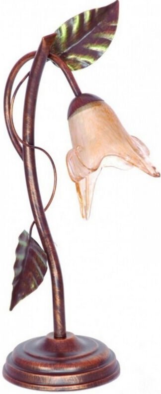 Lamkur Ania Tischlampe Braun, 1x E14