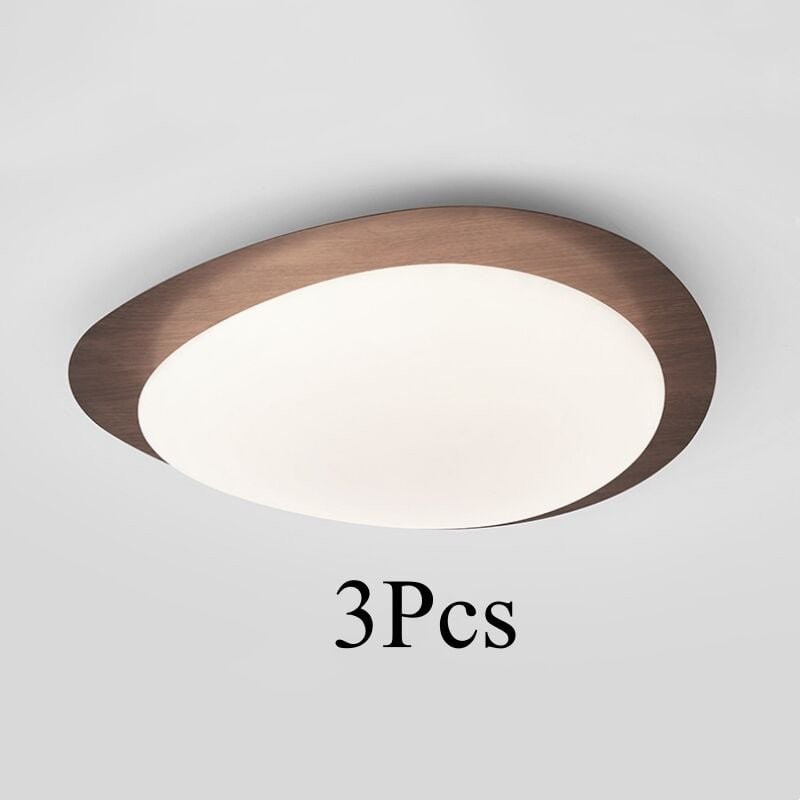 LED Deckenleuchte Kreative Deckenlampe Metall Acryl Deckenbeleuchtung Dekoration Schlafzimmerlampe Kaltweiß Licht - 3Pcs