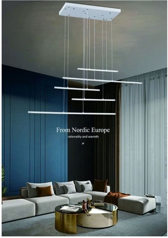 Trade Shop - aussetzungsleuchte 38W led-benennung mindestprüffarbe 3 lichtsfarbe LP-43-3C - Weiß