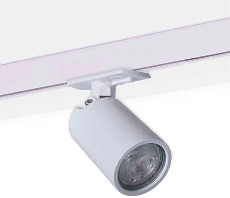 Strahler mit GU10 Fassung für 1-Phasen-Schiene