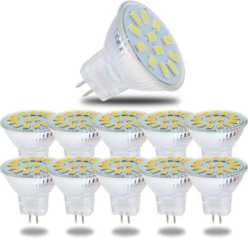 MR11 GU4 LED-Leuchtmittel 5 W Kaltweiß, 6000 K 600 Lumen LED-Leuchtmittel, Ersatz für 50 W Halogen-Leuchtmittel, LED-Leu...