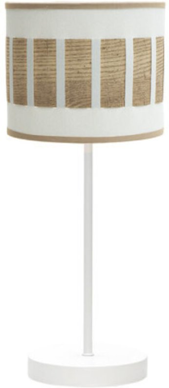 Ivanna tischlampe 1xe14 weiss/weiss-weiss holz 43x17x17 cm
