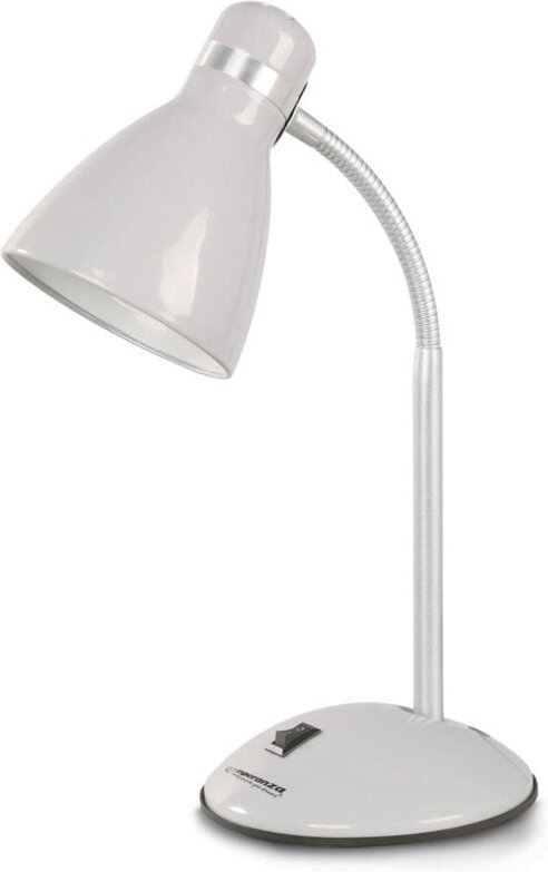 Esperanza schreibtischlampe e27 alkes wei