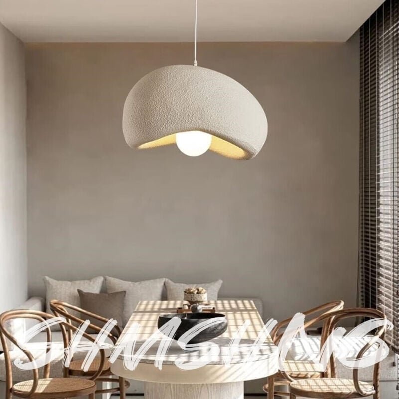 40 cm moderne Pendelleuchte für Esszimmer, Küche, Inselleuchte, Flur, Restaurant, Hängelampe, E26-Sockel, japanischer Wa...