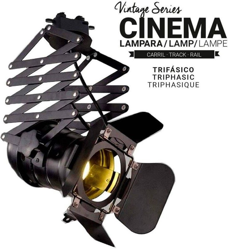 3-Phasen-Schienenstrahler „Cinema“ für Innenbereich - ausziehbar