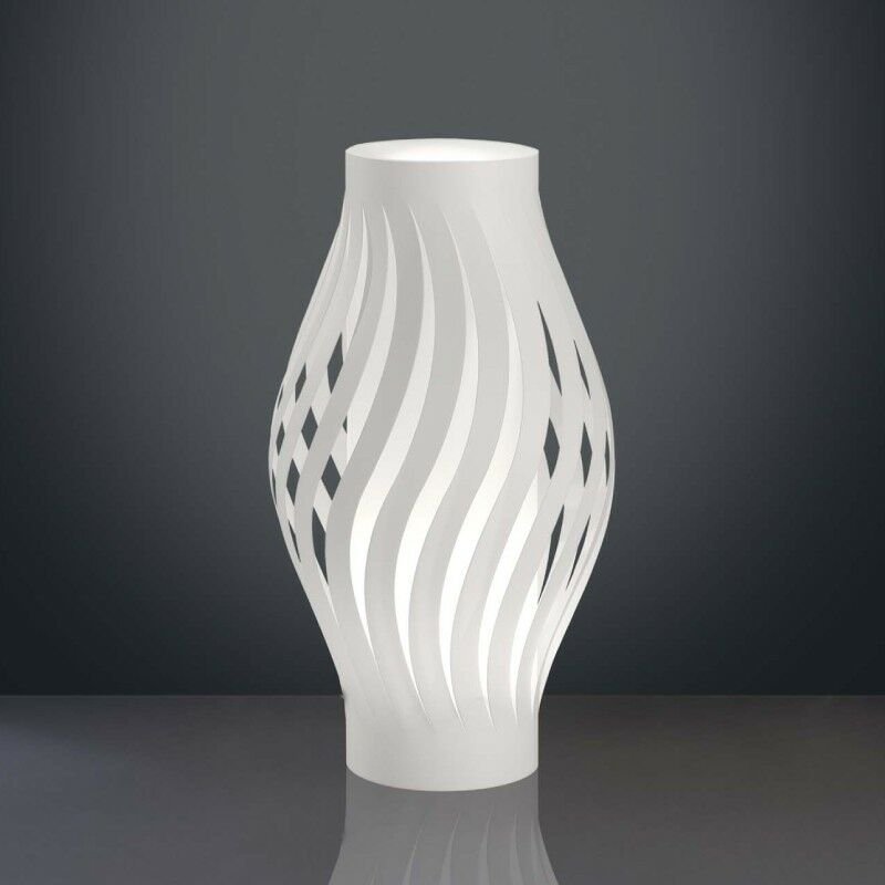 Webmarketpoint - Tragbare Lampe aus Polilux mit integrierter helios White led Durchmesser 22x h40 cm