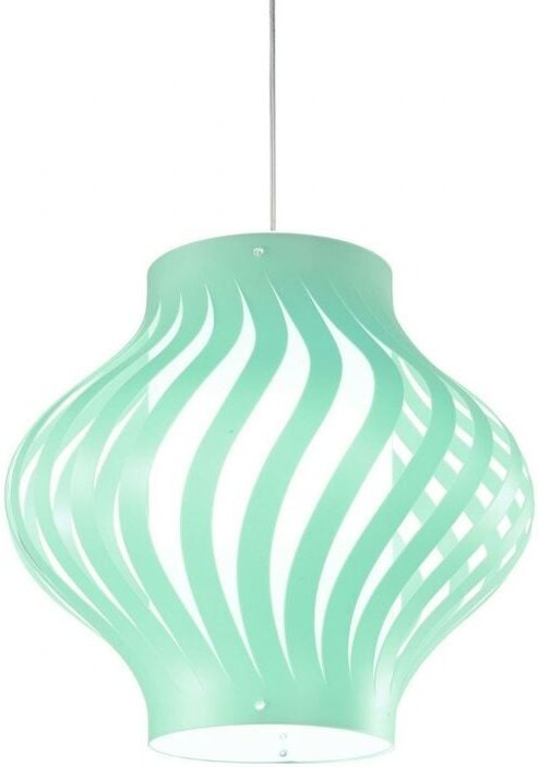 Pastellgrüner Plastikanhänger Cm. 40 x 39 Std