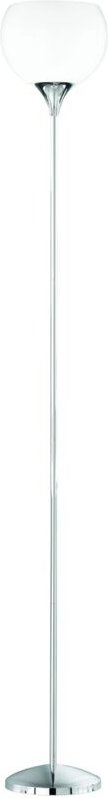 Reality Leuchten - Stehlampe Pesaro mit Schirm weiß chrom