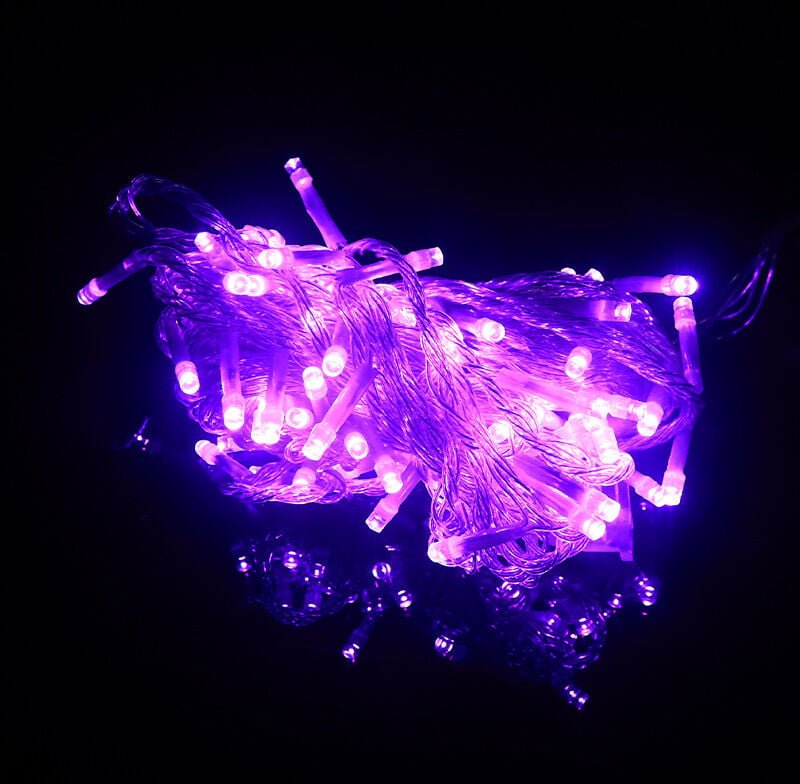 LED-Lichterkette, blinkende Lichterkette, dekorative Lichterkette, kleine Laternen, Schleierkraut, Weihnachtsbeleuchtung...