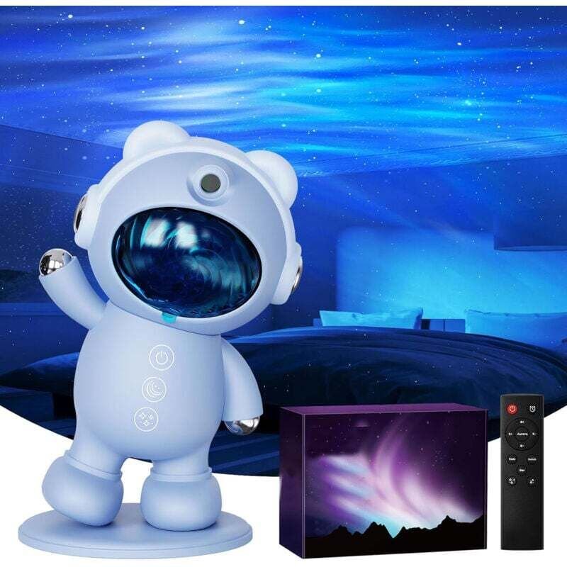 Galaxienprojektor fürs Schlafzimmer, niedliches Sternenprojektor-Nachtlicht, Aurora-Deckenleuchte, LED-Leuchten für ästh...