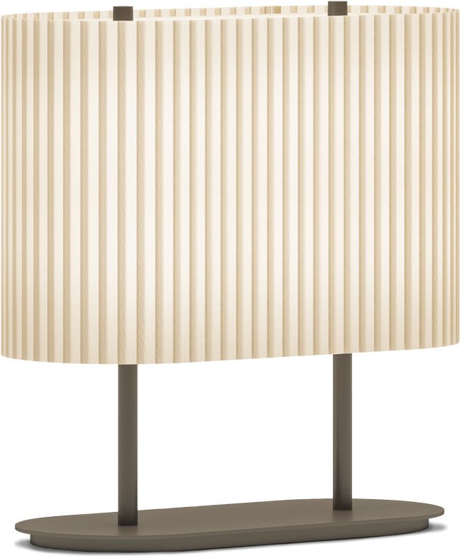 E10 chanel handgefertigte plissierte Pongee-Tischlampe