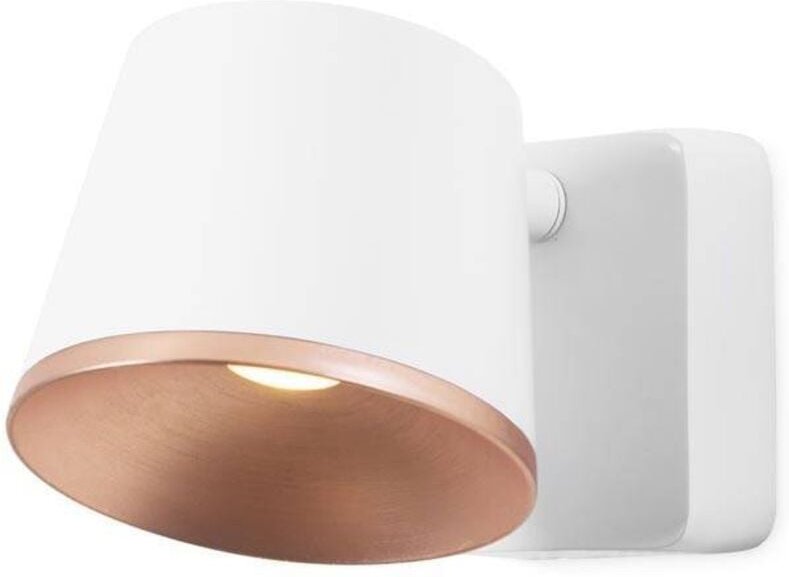 Drone - Integrierte led Innenwand- / Deckenleuchte Weiß, Kupfer - Leds-c4