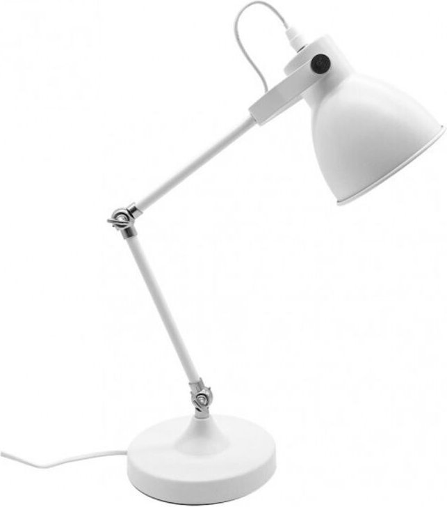 Tischleuchte Weiß Gelenkte Tischleuchte Igor Fabrilamp