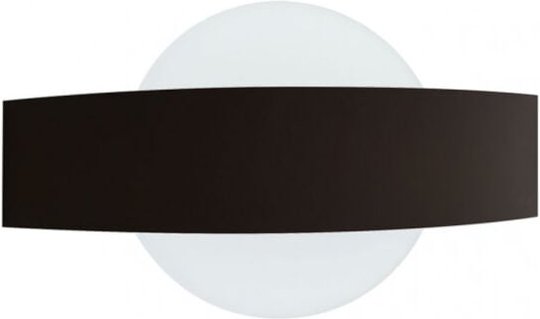 Fabrilamp - Wandschwenkleuchte de wall circ.8w 4000k arc schwarz 630 lm ip20 13x24x5 cm