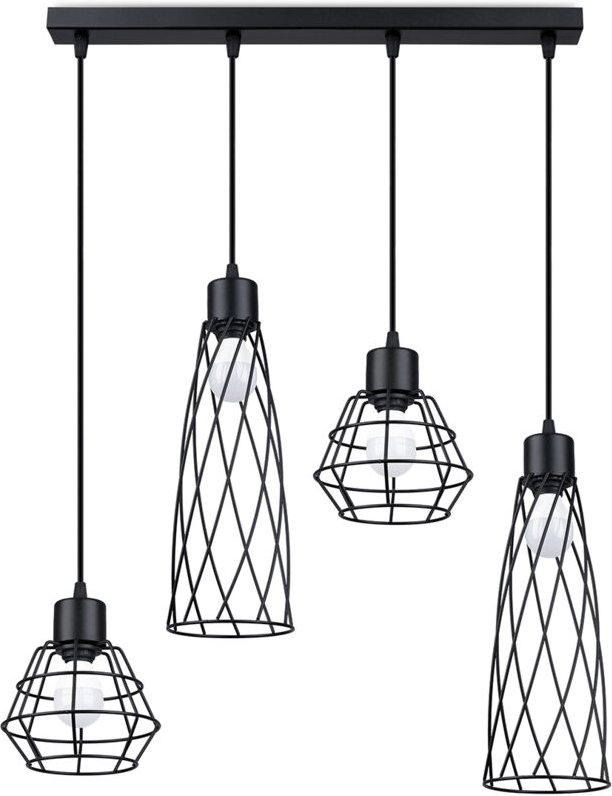 Hängeleuchte Suba 4xE27 Neutralweiß 58cm Sollux