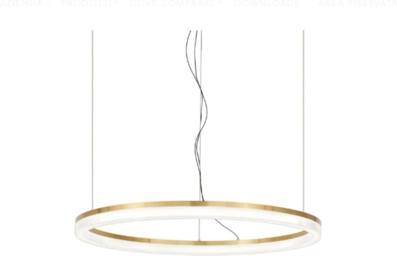 Crown Integrierte LED-Deckenleuchte, Messing, 3000 lm, 3000 k - Ideal Lux