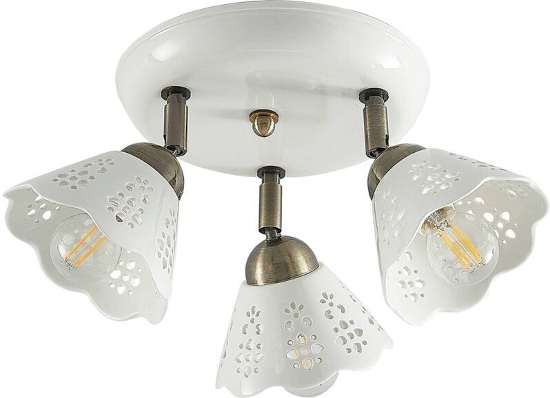 Strahler "Efgenia" aus Keramik für Wohnzimmer & Esszimmer von Lindby