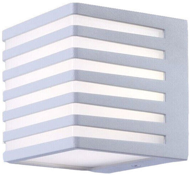 Trade Shop - APPLIQUE MURO PER ESTERNO A LED 10 WATT LAMPADA DECORATIVA A CUBO TECNOLOGIA CCT B110-B3C -