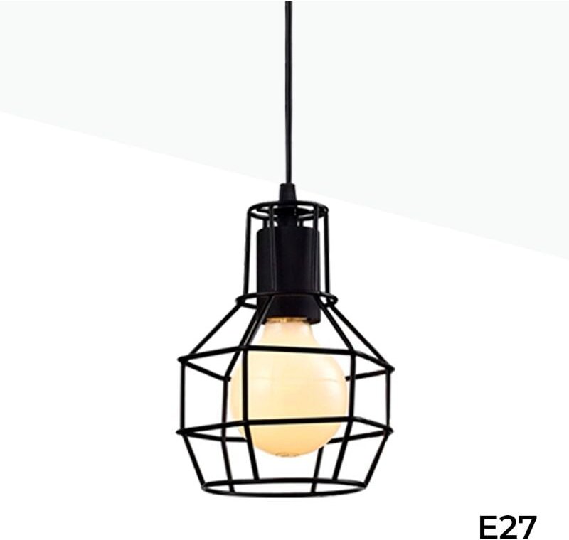 Barcelona Led - azor' Vintage-Käfig-Pendelleuchte