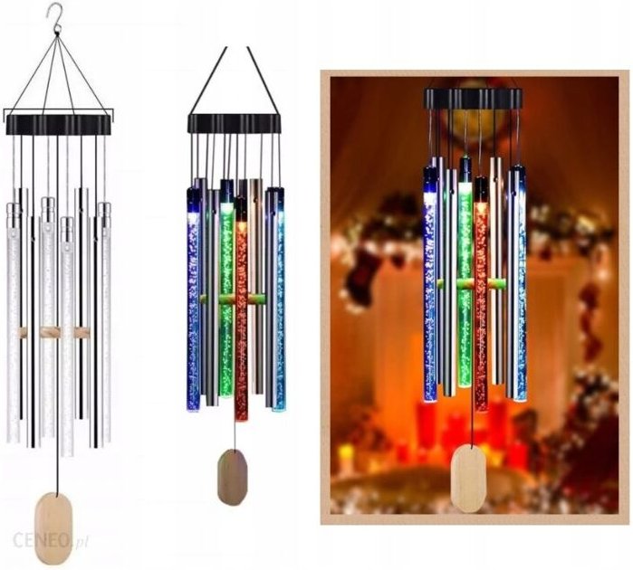 SOLAR-LED-Lampen GLOCKEN Garten GIRLANDA RGB