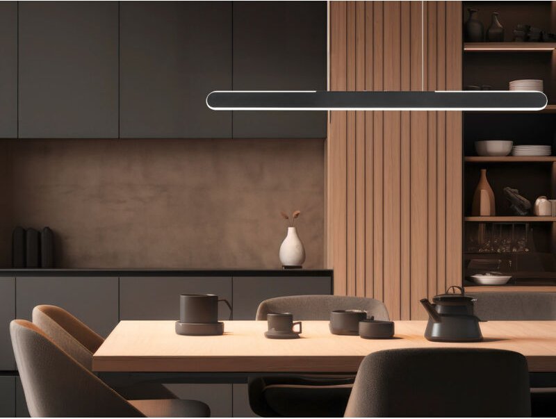 Thumbnail - Trio LED-Pendelleuchte Helios 343310132 schwarz, 28 w, 3300 lm, cct