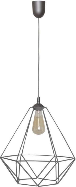 Thumbnail - Karo Wire Frame Pendelleuchte Grau 35cm - Helam